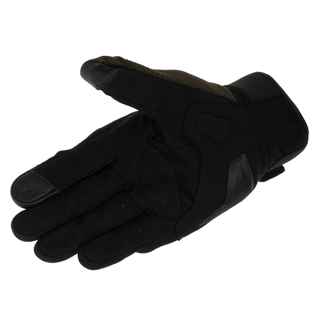 KOMINE Motorcycle Gloves CE Protective Leather Mesh Size S GK-2563 Gloves, Turtleneck, Brown,