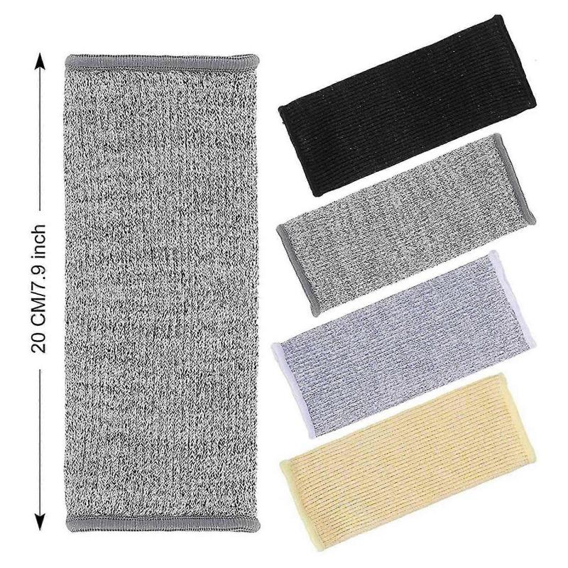 4 Pair Cut And Burn Resistant Sleeves Arm Protection Sleeves Forearm Protectors For Thin Skin And Bruising