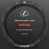 Lexus ES/RX/NX/UX Suede & Leather Steering Wheel Cover