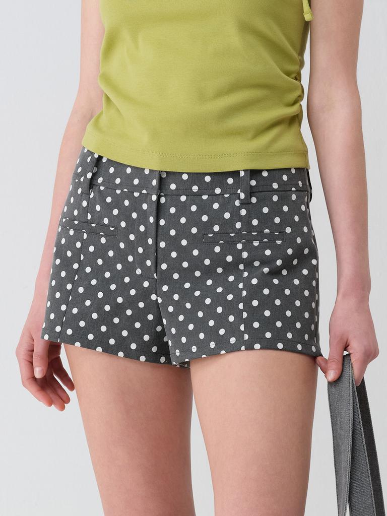 Leibeu Dot Pocket-Detail Shorts Vw6Ml679_2Color