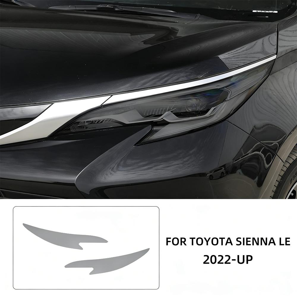 TPU Car Headlight Protective Film For Toyota Sienna 2021 2022 2023 2024 Transport & Smoke Anti-Scratch Auto External Accessories. For 22-23 smoked