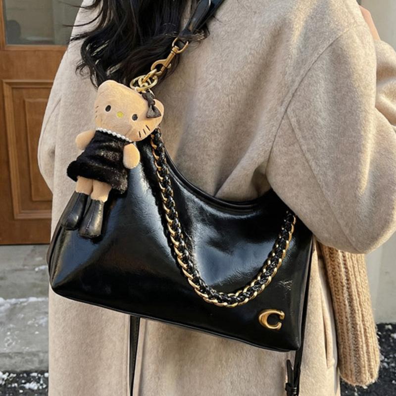 Wysokiej klasy Torba Retro, Mała Torba na Ramię dla Dojeżdżających, Mała Torba Crossbody dla Dojeżdżających, Mała Kwadratowa Torba