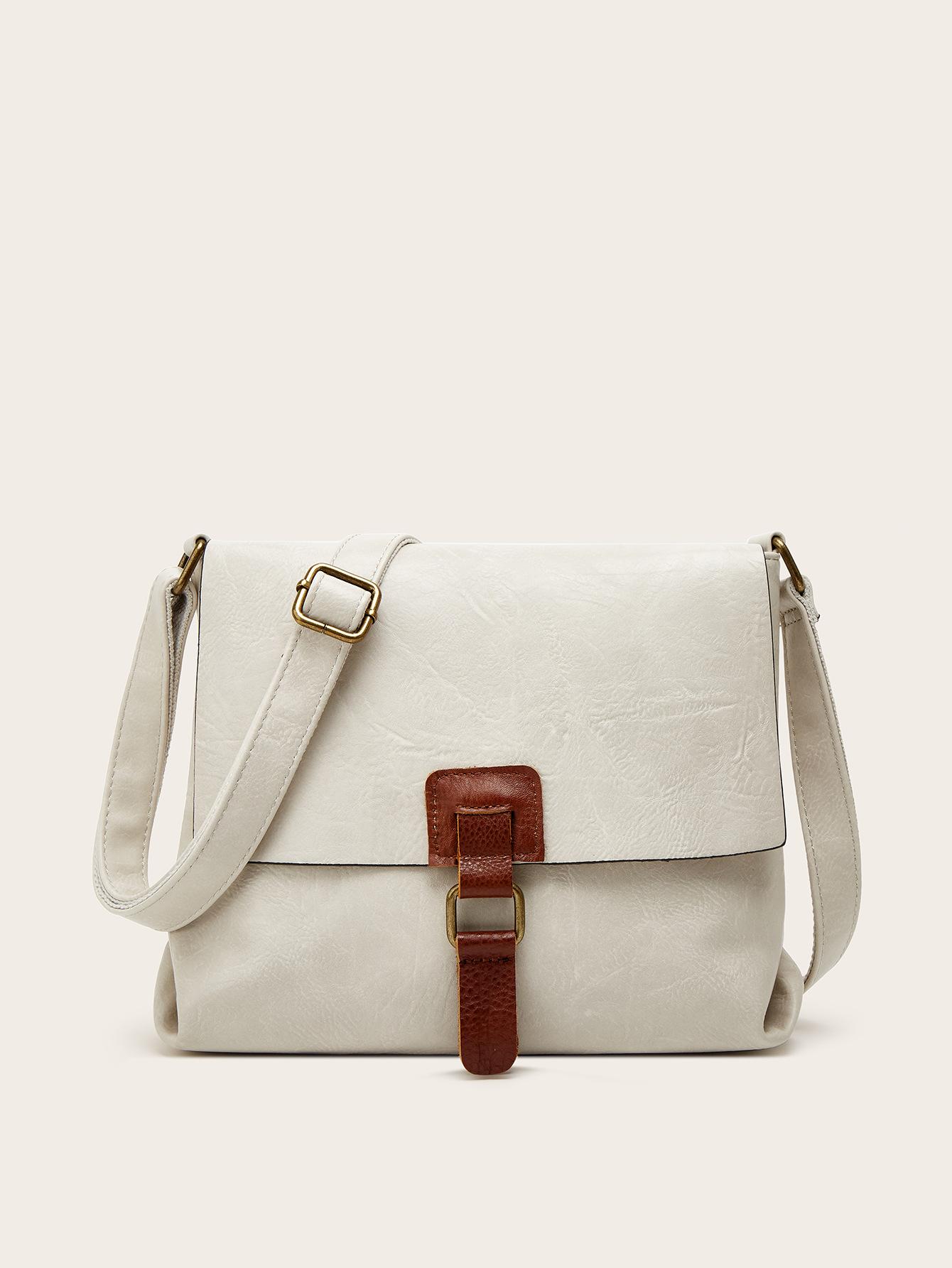 New fashion soft leather women s shoulder bag retro messenger bag casual messenger bag envelope bag слоновая кость