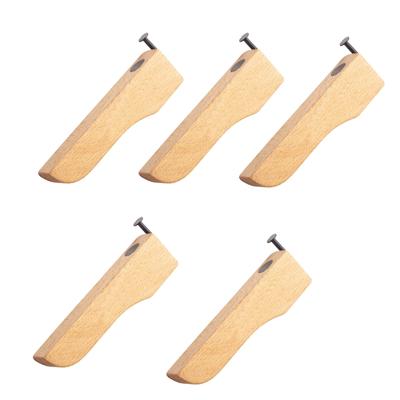 5 Stück Holz Nagel Bierflaschenöffner Ergonomischer Griff Öffner Mehrzweck Deckelentferner Getränkekapsel Öffnungswerkzeug