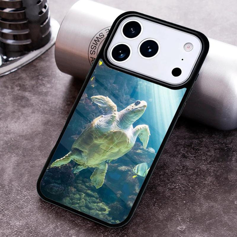 Cartoon Turtle soft Phone Case For iPhone 17 16 15 14 13 12 11 Pro Max Plus 17Air Soft Silicone Cover
