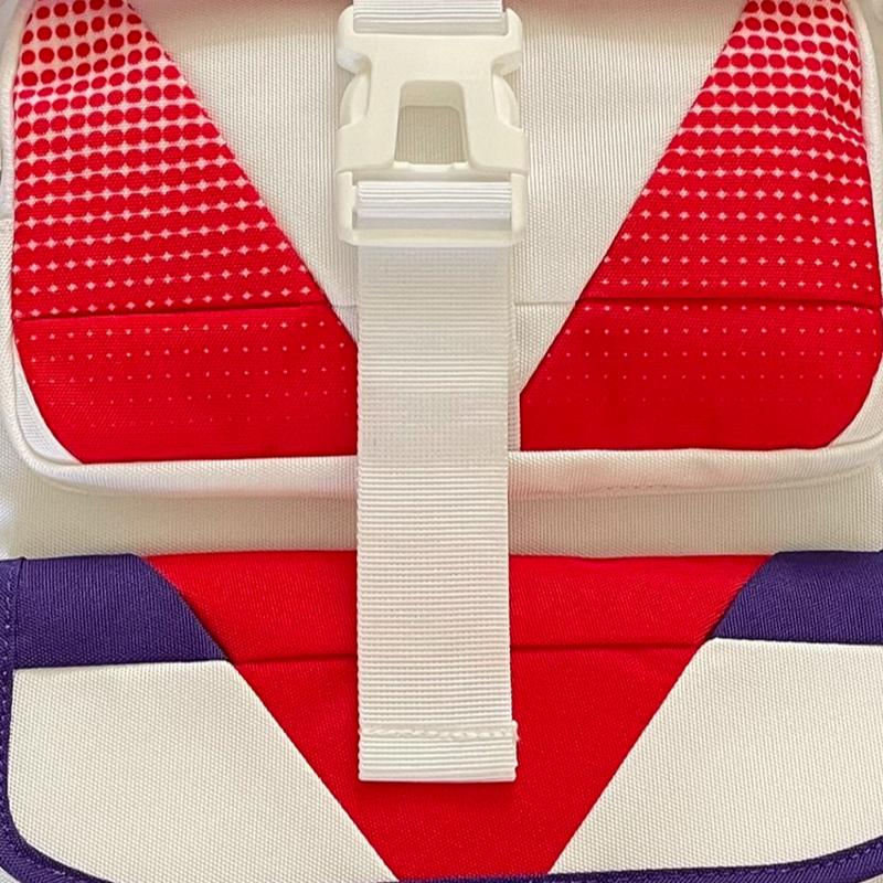 Li Ning Sports Basketball Collection Polyester Backpack Regular Unisex White/Red/Blue ABSS015-2