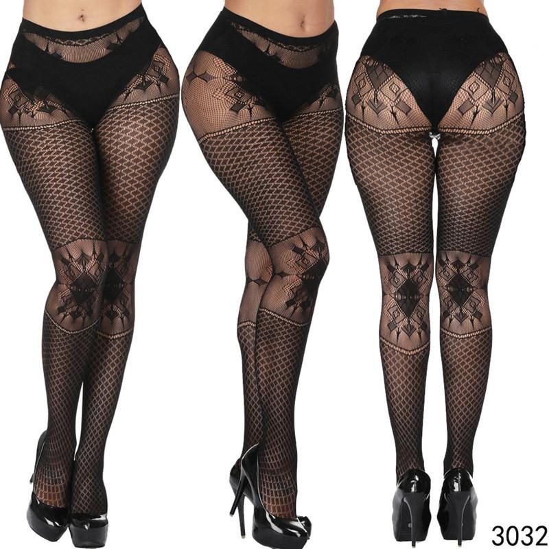 2 Paar Übergröße Netzstrümpfe Damen Sexy Dessous Damen Erotische Dessous Sex Bodystocking Große Größe Netz Damen Strumpfhose