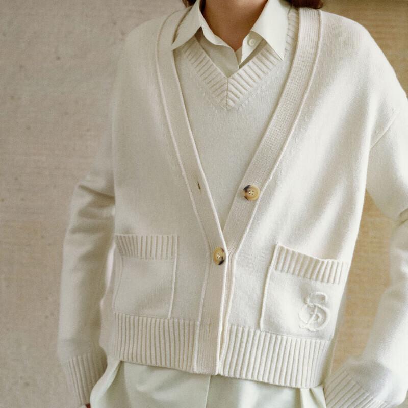 Edition Women's Merino Wool Knit Cardigan & Vest Set