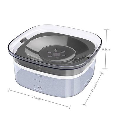 Pet Water Drinker Large Bowl Slow Feeder Spillproof Drinking Bowl for Dog and Cat Multiple Pet Households