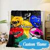 Custom Name Power-Rangers Heroes Blanket bed sofa Blanket Flannel Blanket for Camping, Hiking, Picnic Essentials,gift for Fan family