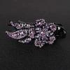 Shiny Rhinestone Hairpin Flower Leaf Duckbill Hair Claws Retro Hair Clips Accessories For Women Shinning Ponytail Headwear