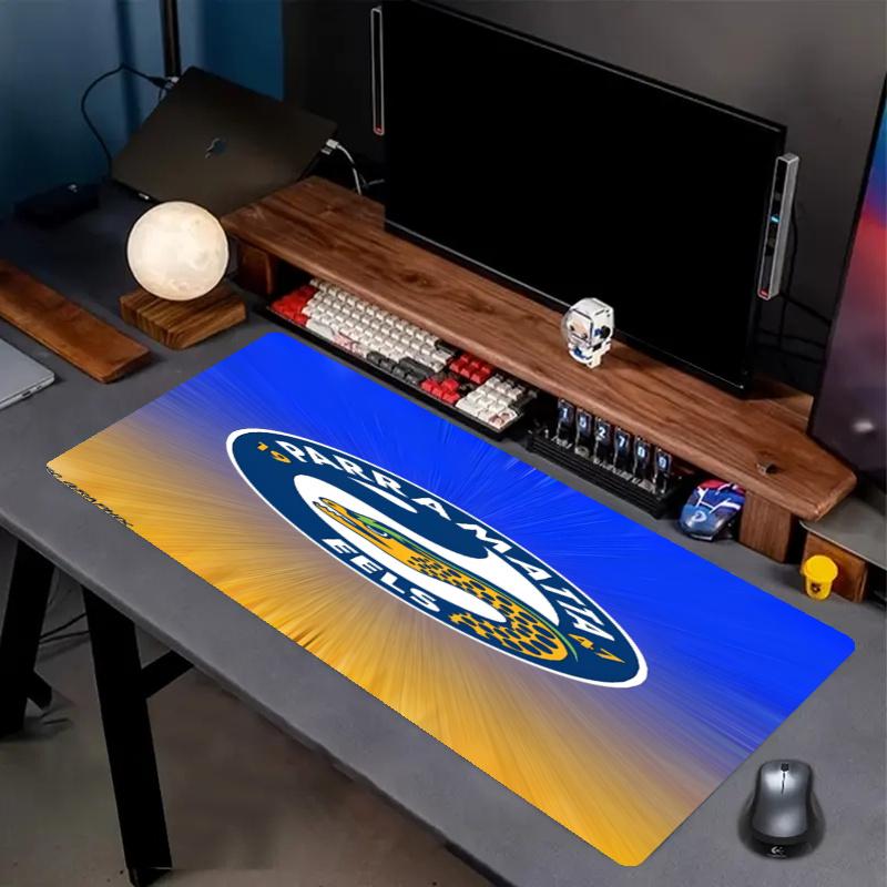 Parramatta Eels Print Mouse Pad, Anti‑Slip Desktop keyboard Mat, for PC Laptop Gaming Working Daily Use, Cool Festival Birthday Gift