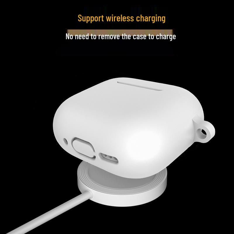 Apple AirPods 4 Silicone Anti-Drop Case: Wireless Bluetooth Earphone Protective Shell