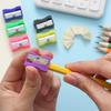 5/10/20pcs Pencil Sharpeners Colorful Mini Handheld Pencil Sharpener Small Manual Pencil Sharpeners for School Classroom JXB