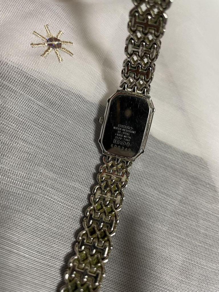 [USED] SEIKO EXCELINE Diamond Bezel Shell Dial