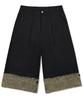 GLACK Gp190 Turn-Up Gaucho Bermuda Pants (Black)