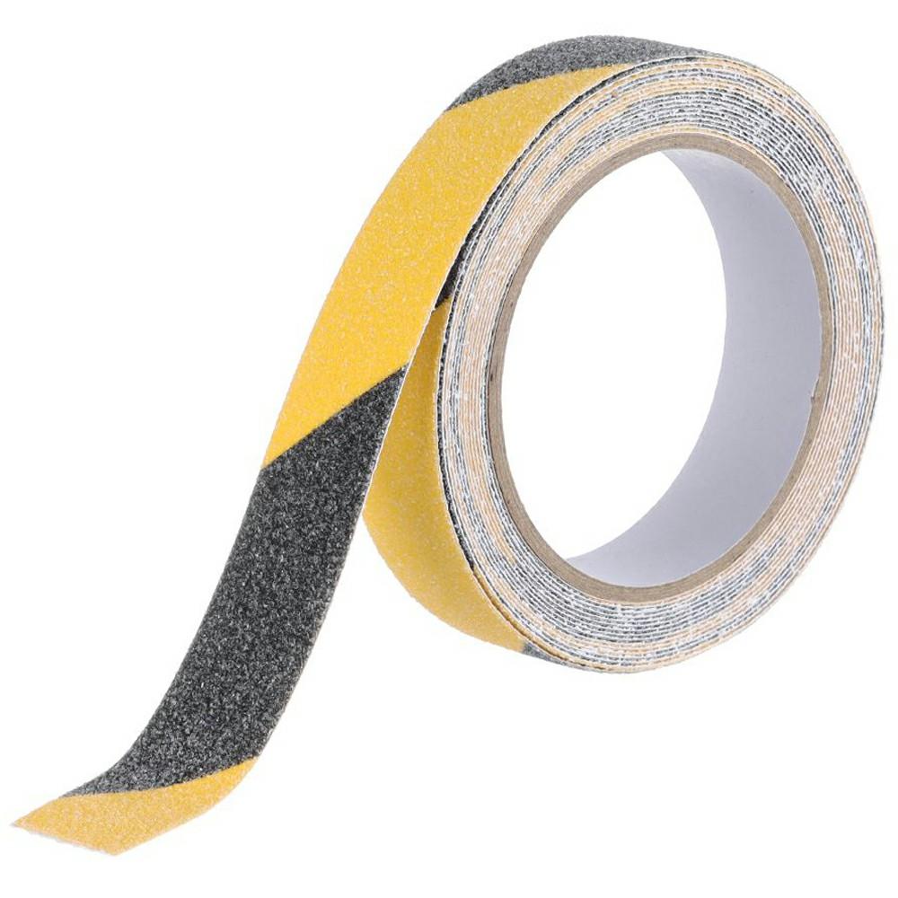 2.5cm PVC Anti Slip Tape Adhesive Safety Traction Tape Indoor Outdoor Sticker for Stair Floor , Length 5m