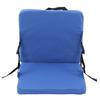 Thickened Anti Dirt Outdoor Seat Back Cushion Portable Folding Stadium Seat with Back Support for Camping Concert Blue 