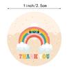 Cute Cartoon Rainbow Thank You Gift & Reward Adhesive Stickers