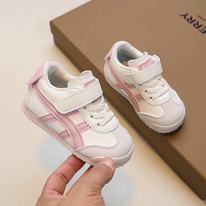 

Spring/autumn new baby girls shoes soft sole walking shoes small kids sports shoes 1-3 years old boys small kids sneakers 25 рожевий