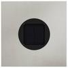 Solar LED Path Light 2 Pcs Silver Stainless Steel