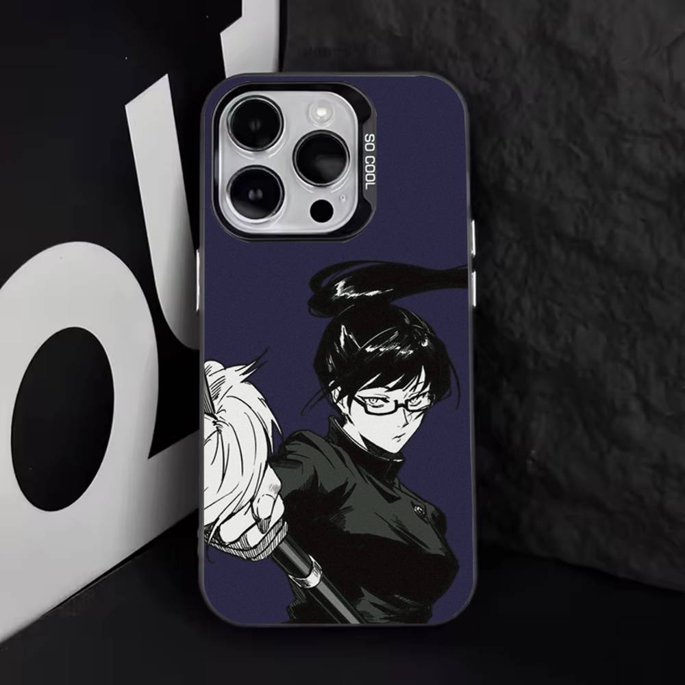 M-Maki Zenin Jujutsu Kaisen Handyhülle Für iPhone 17,16,15,14,13,12,11,Pro,Max,Plus,E,Air,Mini Schwarze TPU Hülle