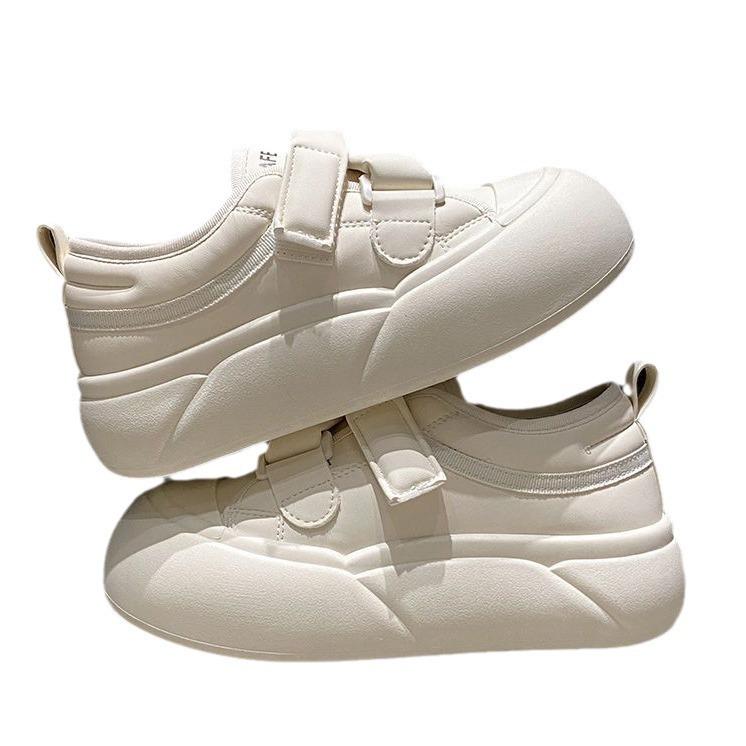 Spring New Shoes Ins Trendy Little White Shoes Genuine Leather White Shoes Women's Sports and Leisure Board Shoes