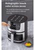 Large Capacity Stainless Steel Multi-Function Air Fryer with Viewing Window