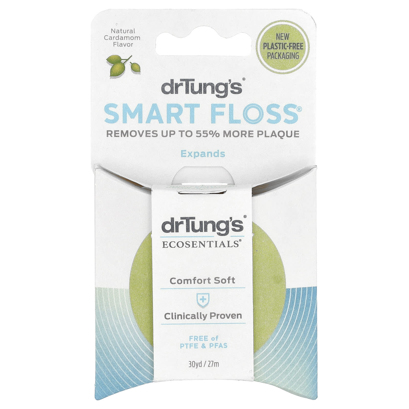 

Dr. Tung S, Smart Floss, Natural Cardamom, 27M(30Yd)