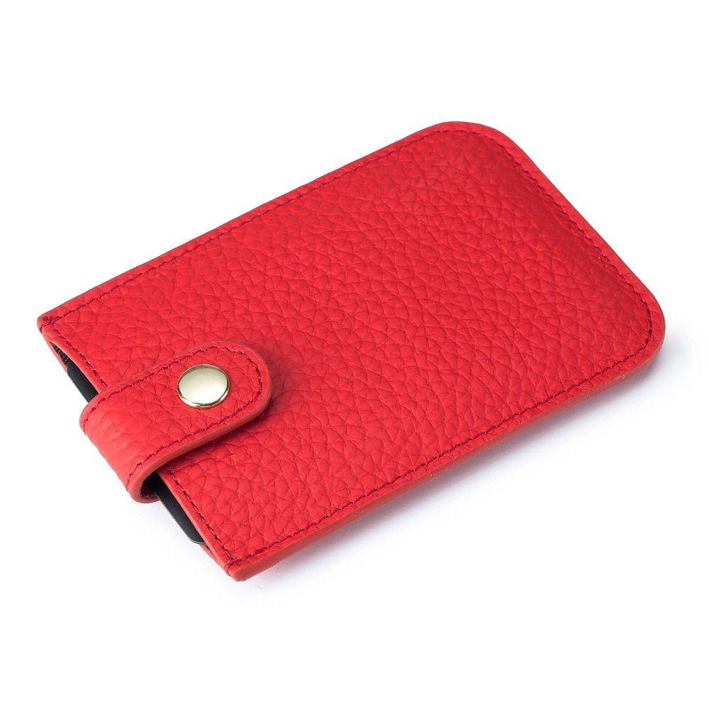 with Snap Card Holders Clutch Solid Color Clutch Bag Ins Short Wallet  Outdoor