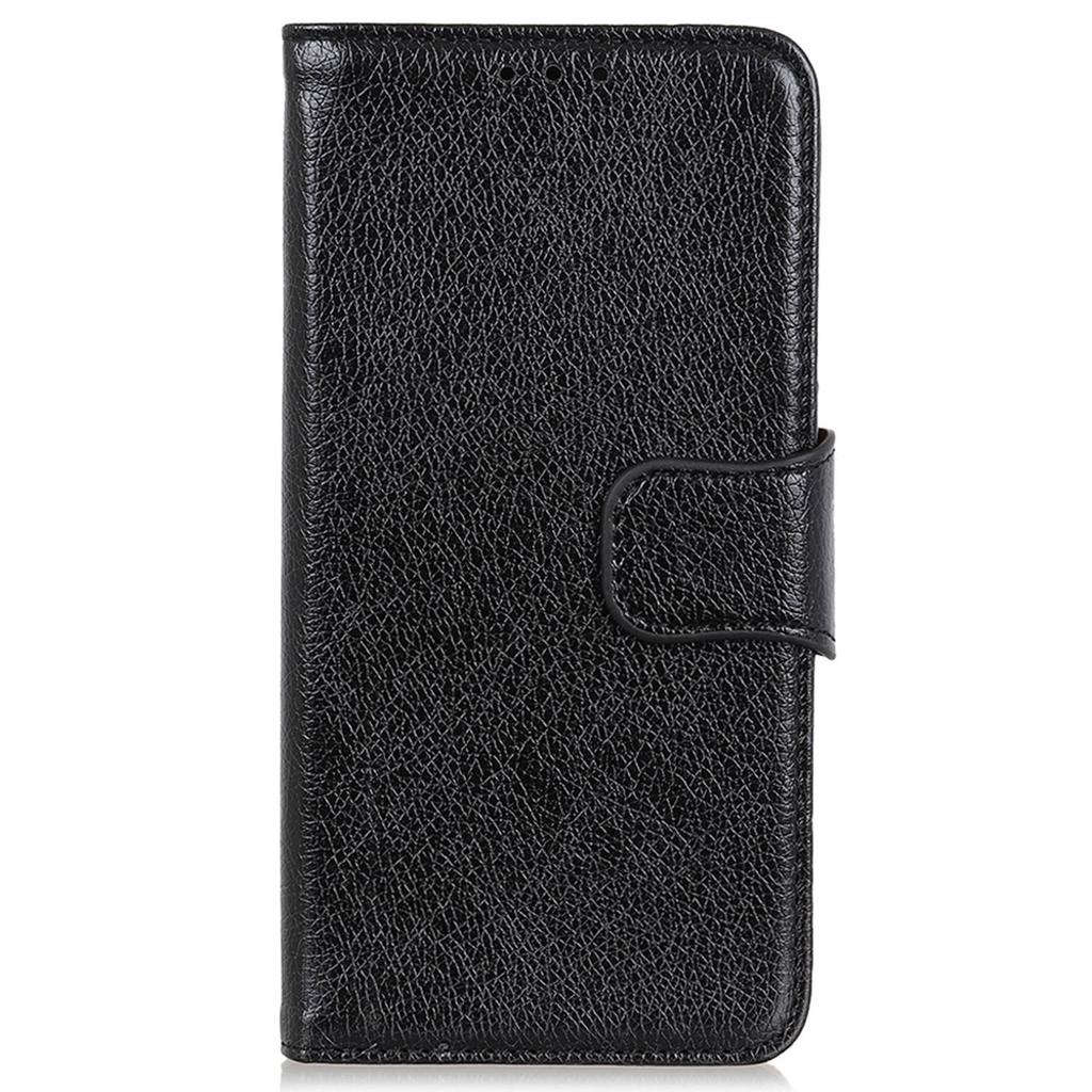 For iPhone 16 Plus Case Nappa Texture Split Leather Wallet Folio Flip Phone Cover