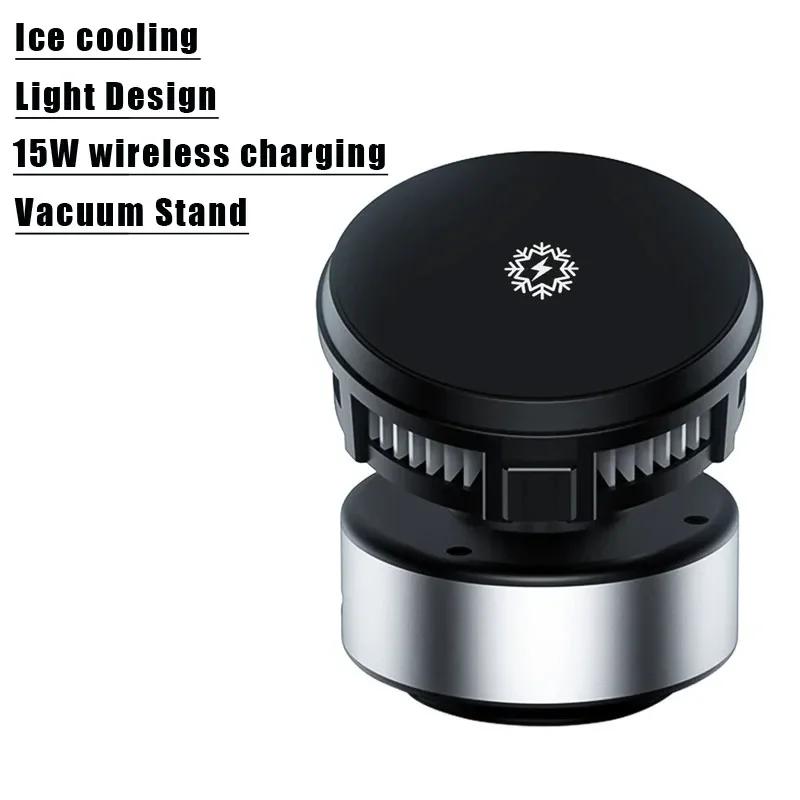 Magnetic Car Phone Holder 360° Rotation Folding With Vacuum Suction Cup For iPhone 12-16 Series Car/Gym/Driving Phone Holder