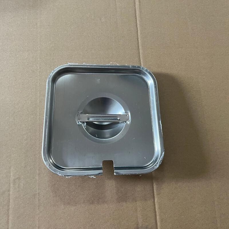 ZISIZ Square Stainless Steel Condiment Pot Set (3-Piece)