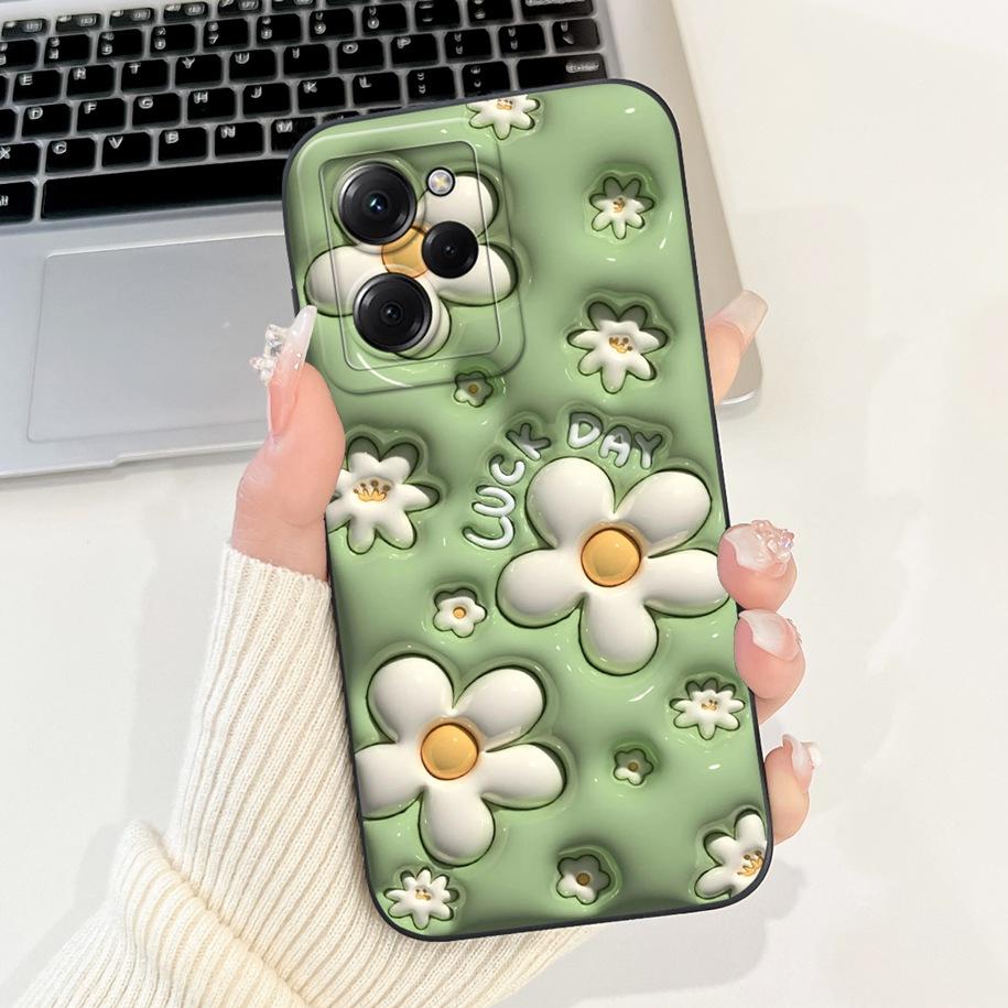 For Xiaomi Poco X5 Pro Case Cool Fashion Flower Sunset Soft Silicone Soft Protection Cover For Xiaomi Poco X5 X 5 X5Pro 5G Funda