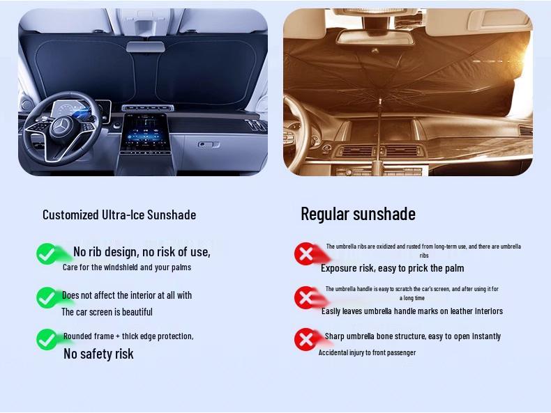 Premium Car Windshield Sunshade and Heat Insulation Visor