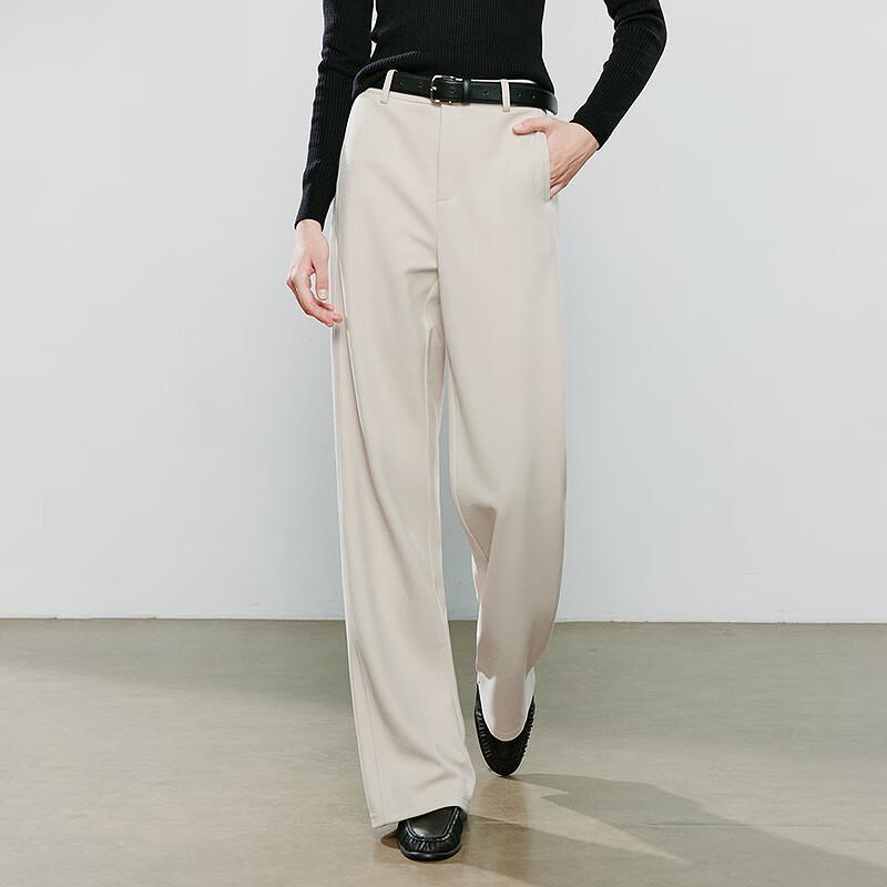 Chuyu Women's High-Waist Wide-Leg Far Infrared Heating Casual Pants