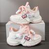 Girls Dad Shoes Soft Sole Children's Sneakers Spring 2026 Cartoon Casual Shoes Lightweight Versatile Running Shoes