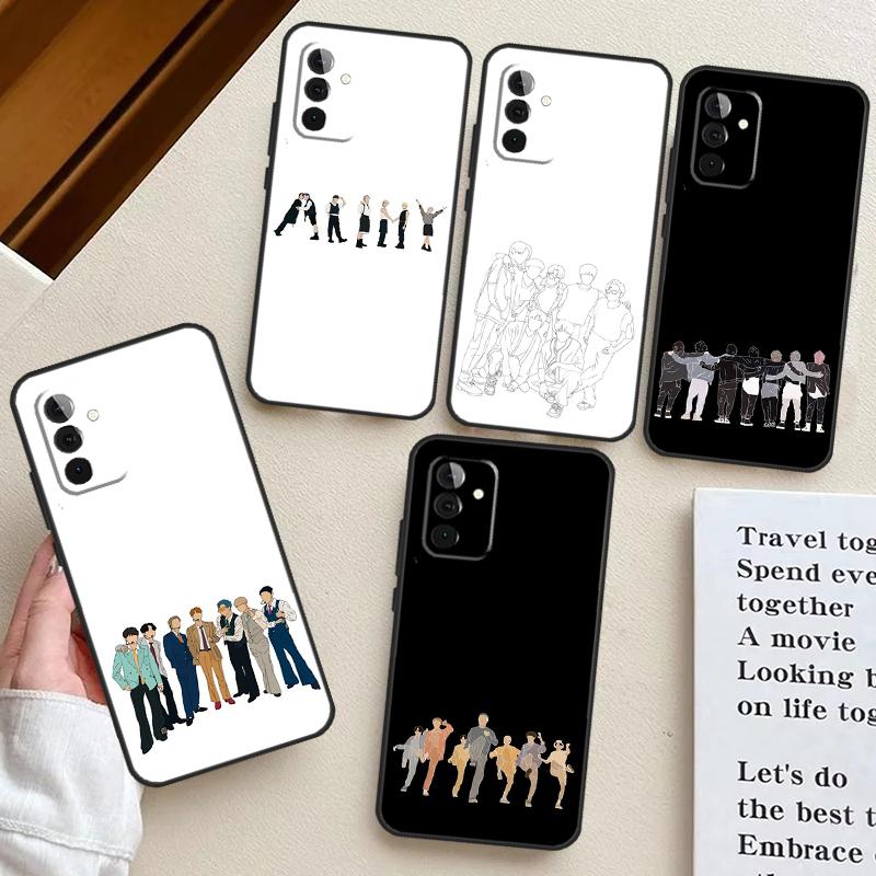 Korean Fashion Kpop Band For Samsung Galaxy A33 A53 A13 A23 A52 A32 A22 A12 A51 A71 A15 A25 A14 A34 A54 Phone Case