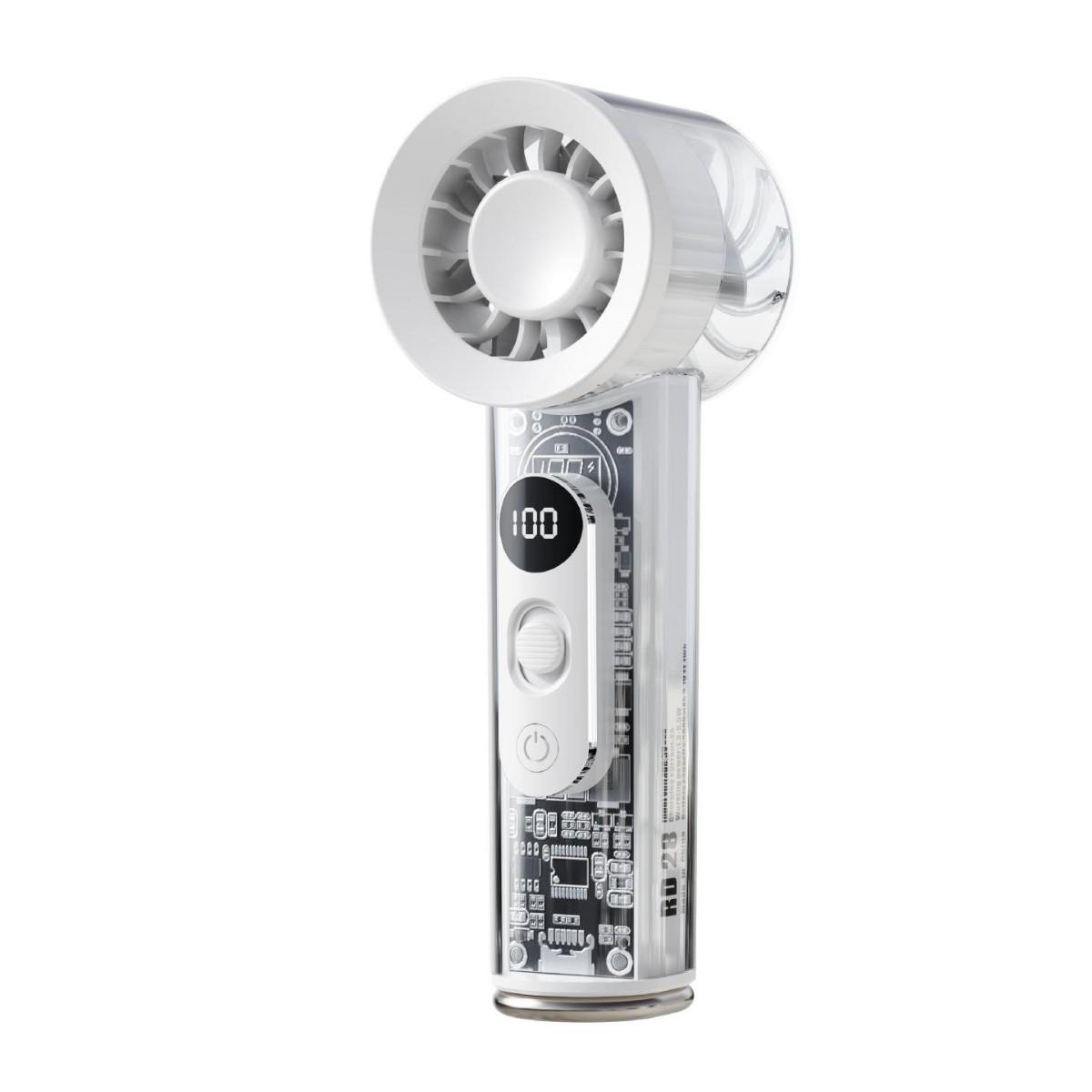 Portable Carabiner Handheld Cooling Fan: 26-Year Edition with Multi-Speed Options Transparent Handheld Fan