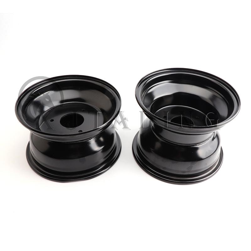 Black 3 Hole 8 inch Front or Rear wheel Hub For 110cc-250cc ATV Go kart UTV Buggy Quad Dirt Bike 8" vacuum Tyre Accessories