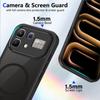 KEYSION Magnetic Phone Case for for Infinix Note 60 Pro 5G Silicone+PC Matte Translucent Shockproof Cover for Infinix Note 60 5G