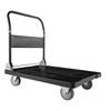 Foldable Push Cart Dolly, 453.59 Kg Capacity, Folding Platform Truck with Swivel Wheels, Moving Platform Hand Truck Flatbed Cart, Space Saving Push