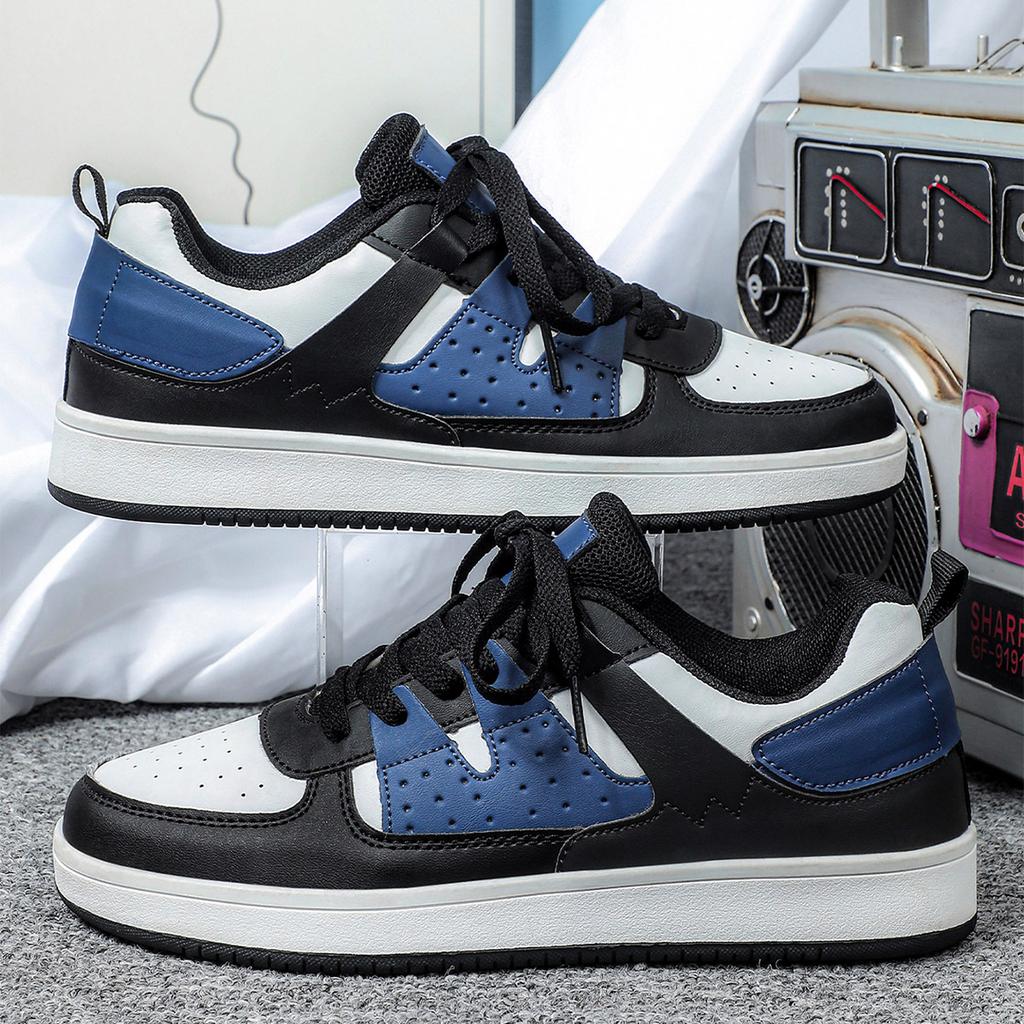 Women Chunky Shoes Trendy Platform Shoes Classic Board Shoes Men PU Leather Casual Sneakers for Outdoor Walking Traveling Jogging