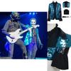 Cosplay kostým skupiny Ghosts pro muže s flitrovaným oblekem na Halloweenskou párty a vystoupení