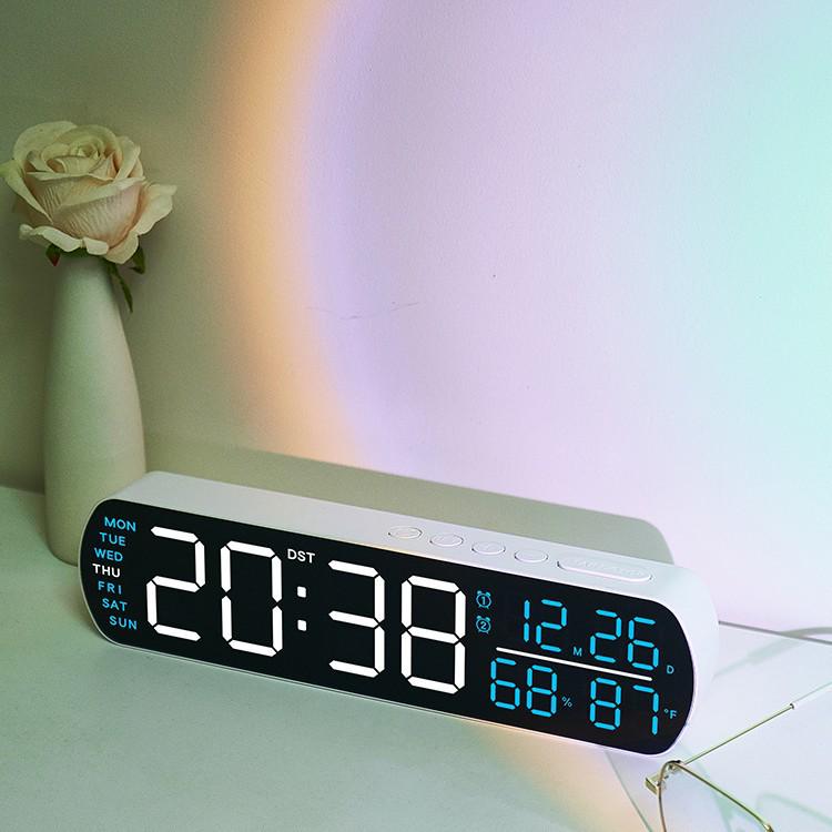 Multifunctional LED Desktop Alarm Clock 6671 - Simple, Digital, & Electronic