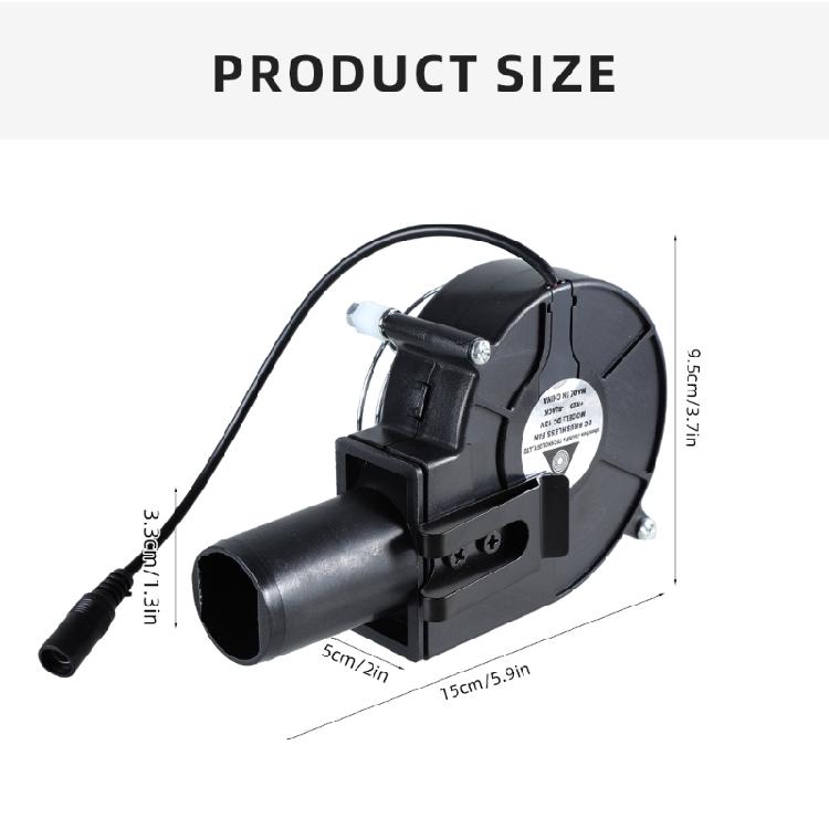 USB 9733 Cooling Blower Fan With 4800RPM Speed Adjustable Metal Guard For Outdoor Event And Heat Dissipation