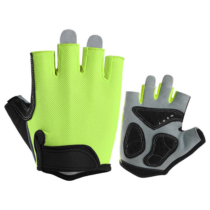 Children's Half finger Cycling Gloves  Non Slip Wear Resistant Outdoor Balance Bike Bicycle Wheel Skating, Climbing Horizontal Bar Sports Gloves