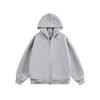Unisex Oversized Hooded Sweatshirt With Dual Zipper Clean Fit Streetwear Top Cotton Fall
