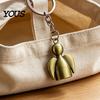 Schoolbag Decoration Accessories Alloy Angel Keychain for Backpacks, Shape Metal Car Bag Accessory Key Ring Pendant, Handbag