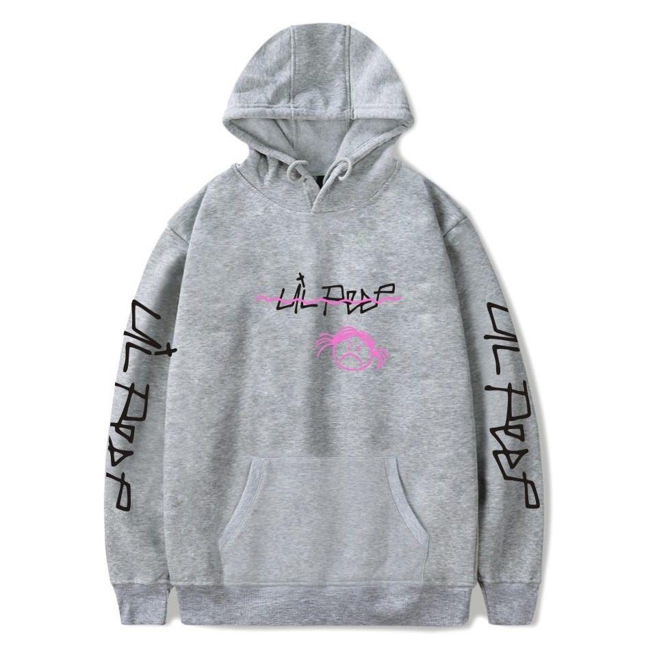 Bluza Peep Lil Love Pulower Hip Hop Smutna Twarz Kobiety Mężczyźni Raper 1 Bluzy z kapturem